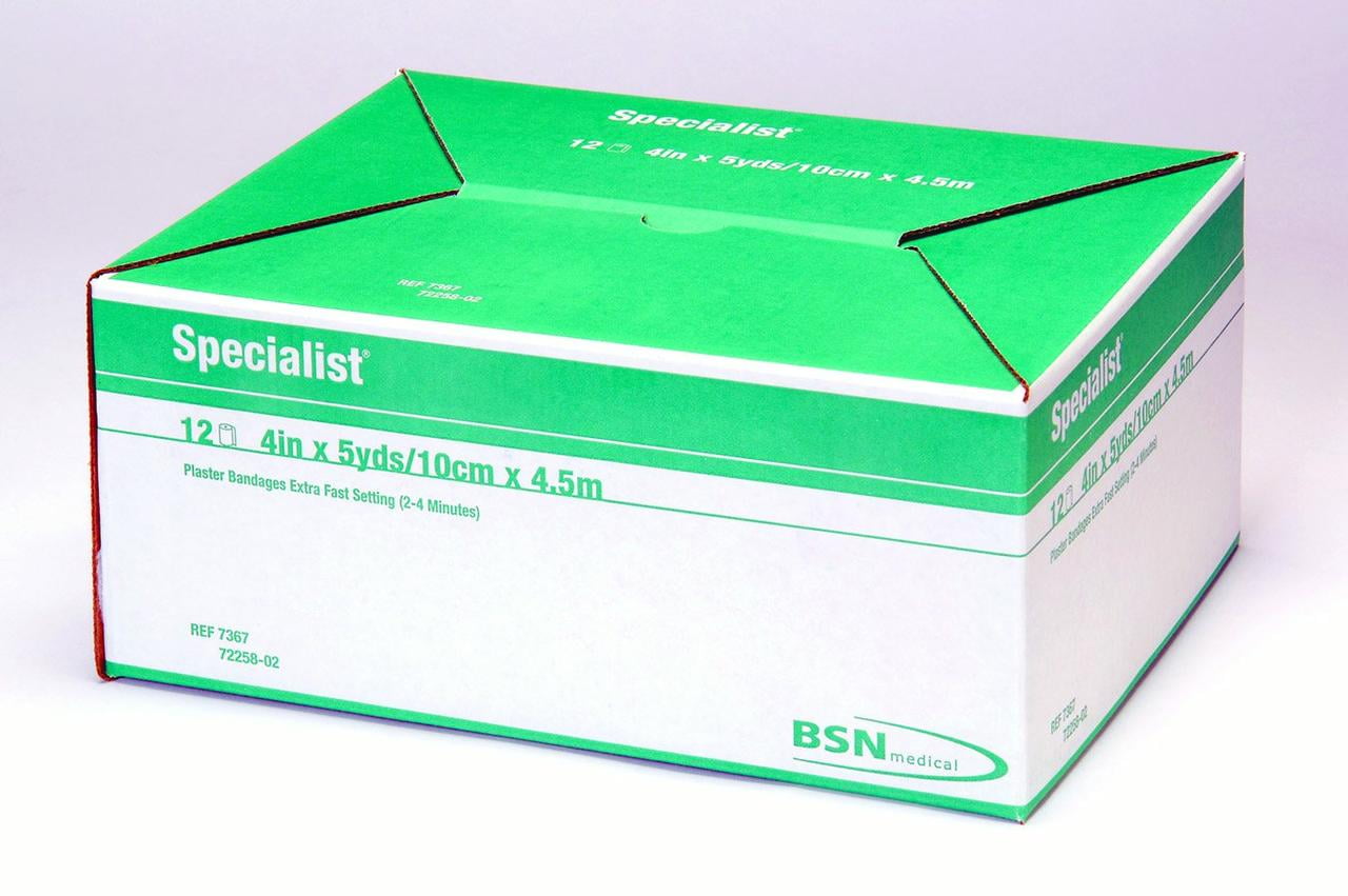 Specialist Plaster Bandage 2 Inch X 9 Foot Plaster White, 7362 - Pack Of 12