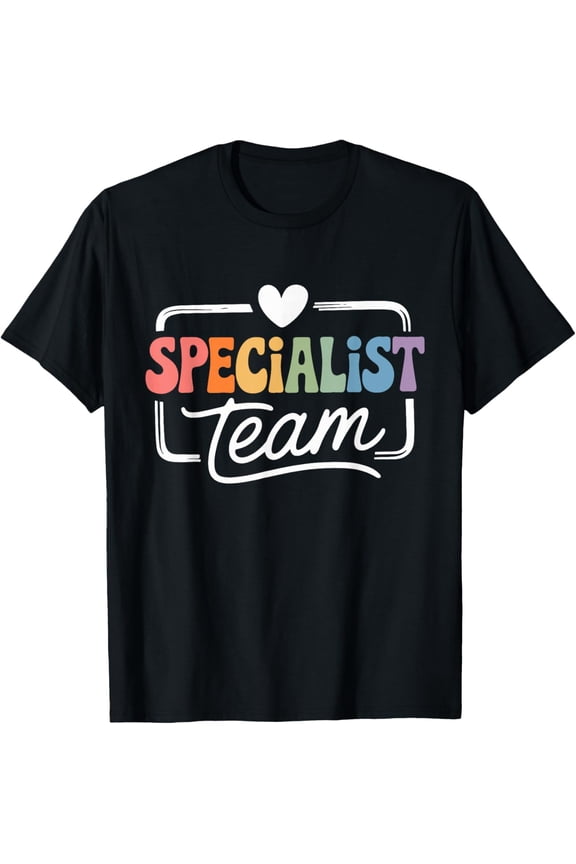 Specialist Teacher Specials Team Squad Crew Back to School Adult T-shirt
