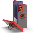 thumbnail image 1 of is Specially Designed for Samsung Galaxy Note 20 Ultra Anti-Fingerprint, Built-in 360° Rotating Ring Bracket Solid and Durable Magnetic car Phone case, Suitable for 6.9inches Women-Red, 1 of 12