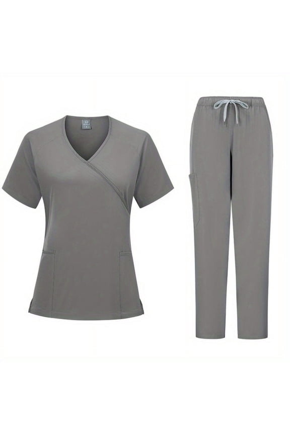 Specially Designed for Female Pet Doctors To Create Antibacterial Scrub Medical Work Clothes Comfortable and Breathable Scrub