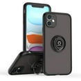thumbnail image 1 of is Specially Designed for iPhone 11 Anti-Scratches,Anti-Fingerprint, Built-in 360° Rotating Ring Bracket Solid and Durable Magnetic car Phone case, Suitable for iPhone 11 6.1inches Male-Black, 1 of 6