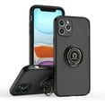 thumbnail image 1 of is Specially Designed for iPhone 11 Pro Max Anti-Fingerprint, Built-in 360° Rotating Ring Bracket Solid and Durable Magnetic car Phone case, Suitable for iPhone 11 Pro Max 6.5inches Male-Black, 1 of 11