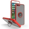 thumbnail image 1 of is Specially Designed for iPhone 7 Plus/8 Plus Anti-Scratches,Anti-Fingerprint, Built-in 360° Rotating Ring Bracket Solid and Durable Magnetic car Phone case, Suitable for 5.5inches Women-Red, 1 of 6