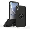 thumbnail image 1 of is Specially Designed for iPhone Xr Anti-Scratches,Anti-Fingerprint, Built-in 360° Rotating Ring Bracket Solid and Durable Magnetic car Phone case, Suitable for iPhone Xr 6.1inches Male-Black, 1 of 6