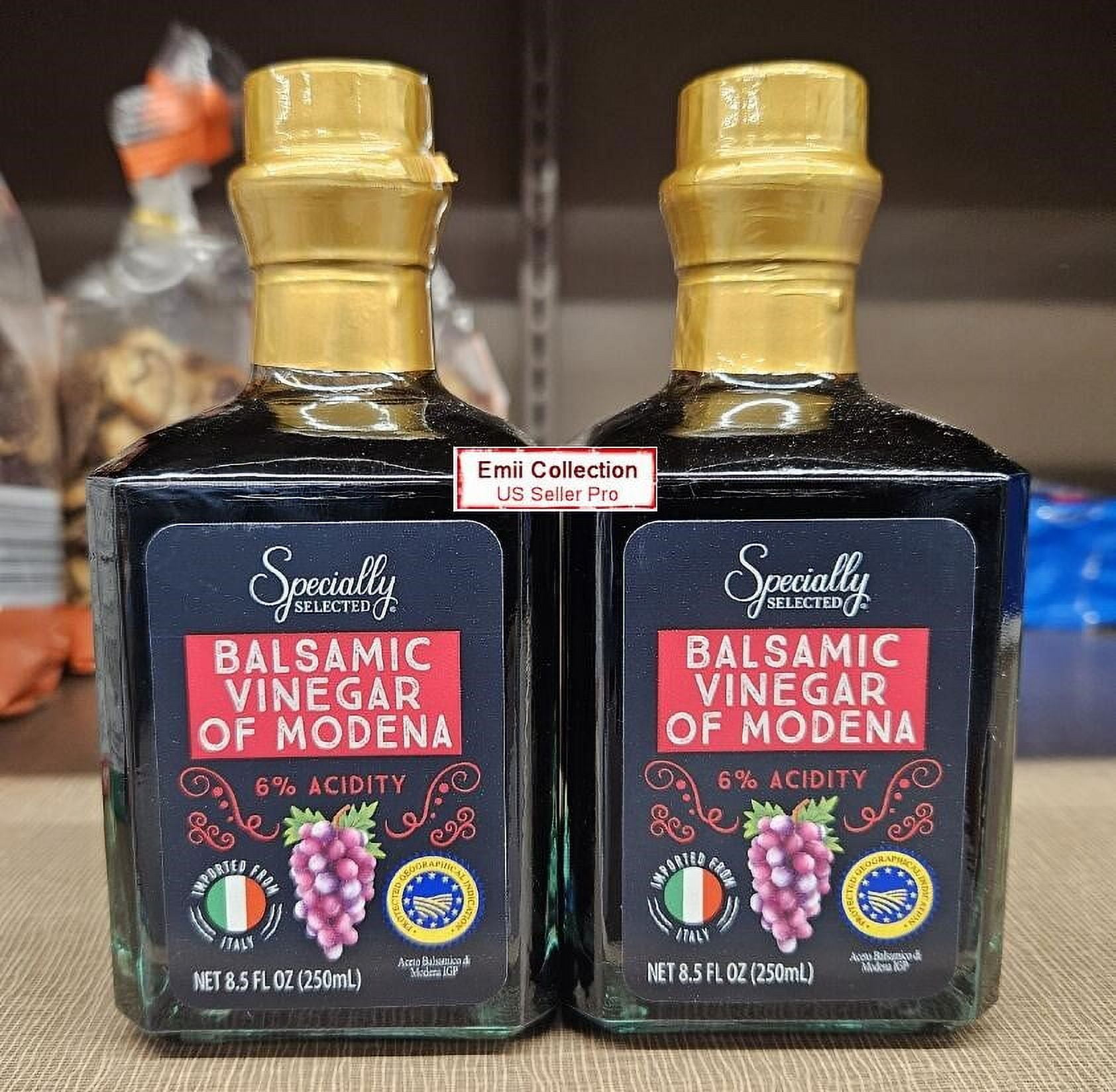Specially Selected Balsamic Vinegar of Modena 8.5fl oz 250ml (2 Bottles