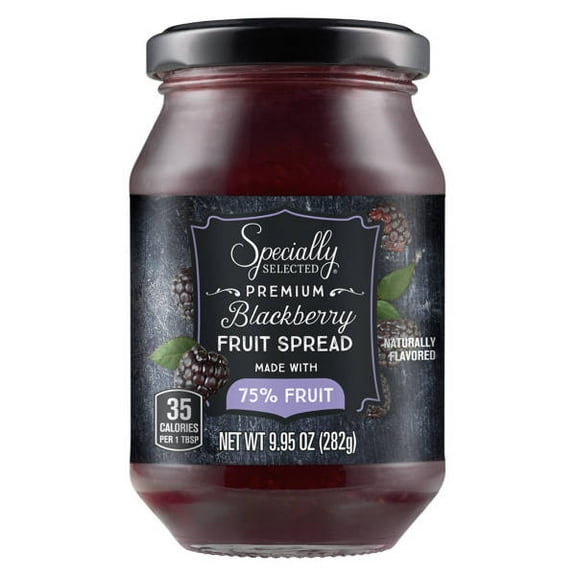 Specially Selected Blackberry Fruit Spread with 75% Fruit, 9.95 oz - (Pack of 2)
