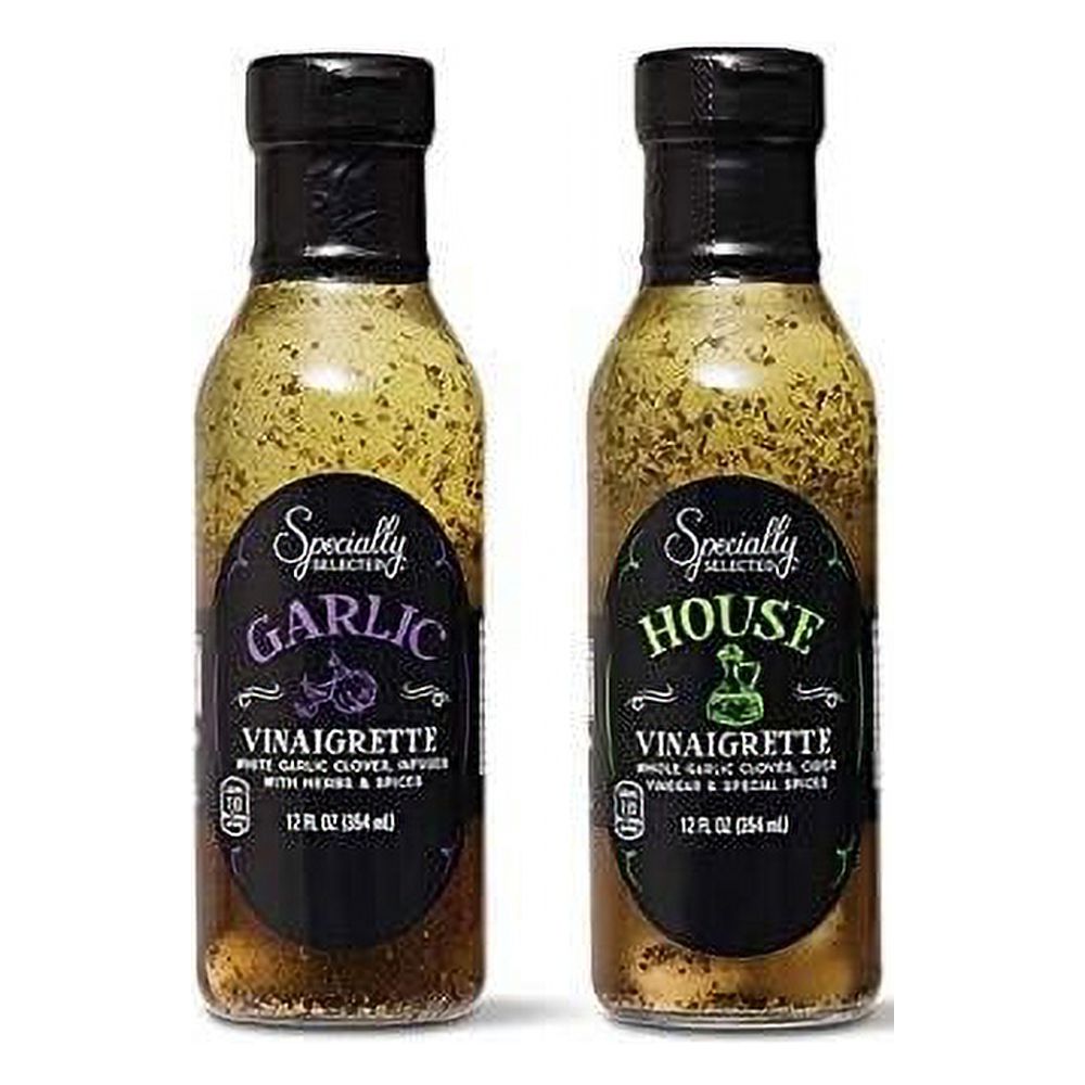 Specially Selected House & Garlic Blend Vinaigrette Dressing Variety ...