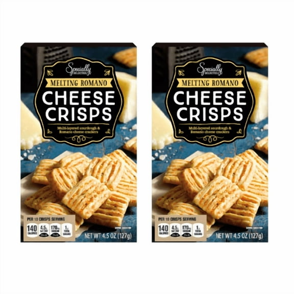 Specially Selected Melting Romano Cheese Crisps, 4.5 oz ,2 Pack