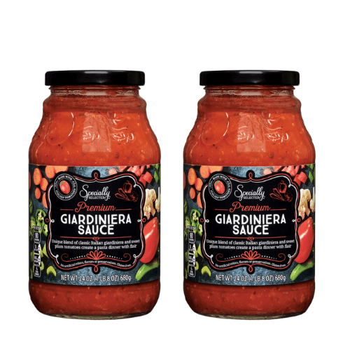 Specially Selected Premium Giardiniera Pasta Sauce, 2 Pack, 24 oz