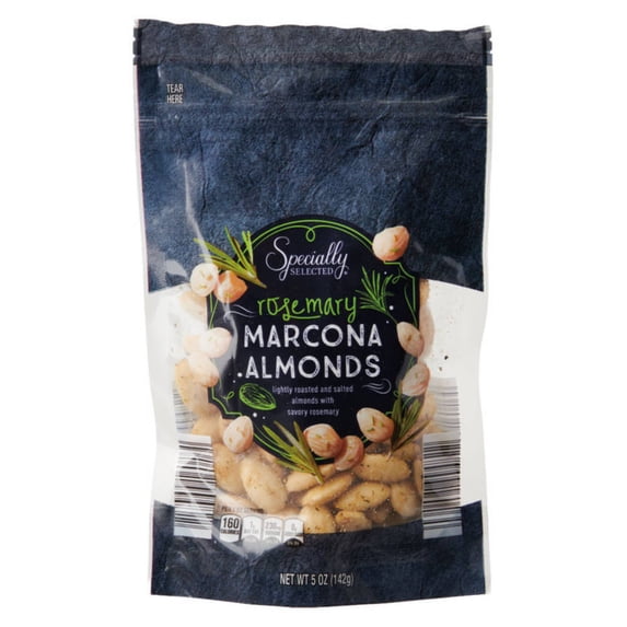 Specially Selected Rosemary Marcona Almonds Lightly Roasted and Salted 5 oz - 2 Pack