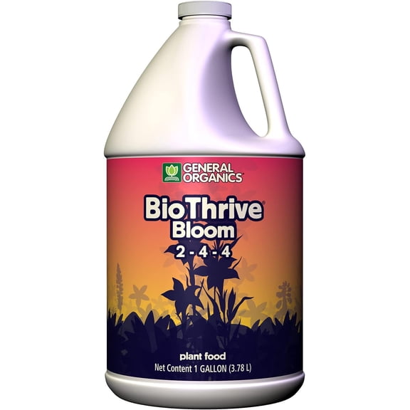 Specially designed to maximize flower, fruit Organics  Biothrive Bloom 2-4-4 1 Gal