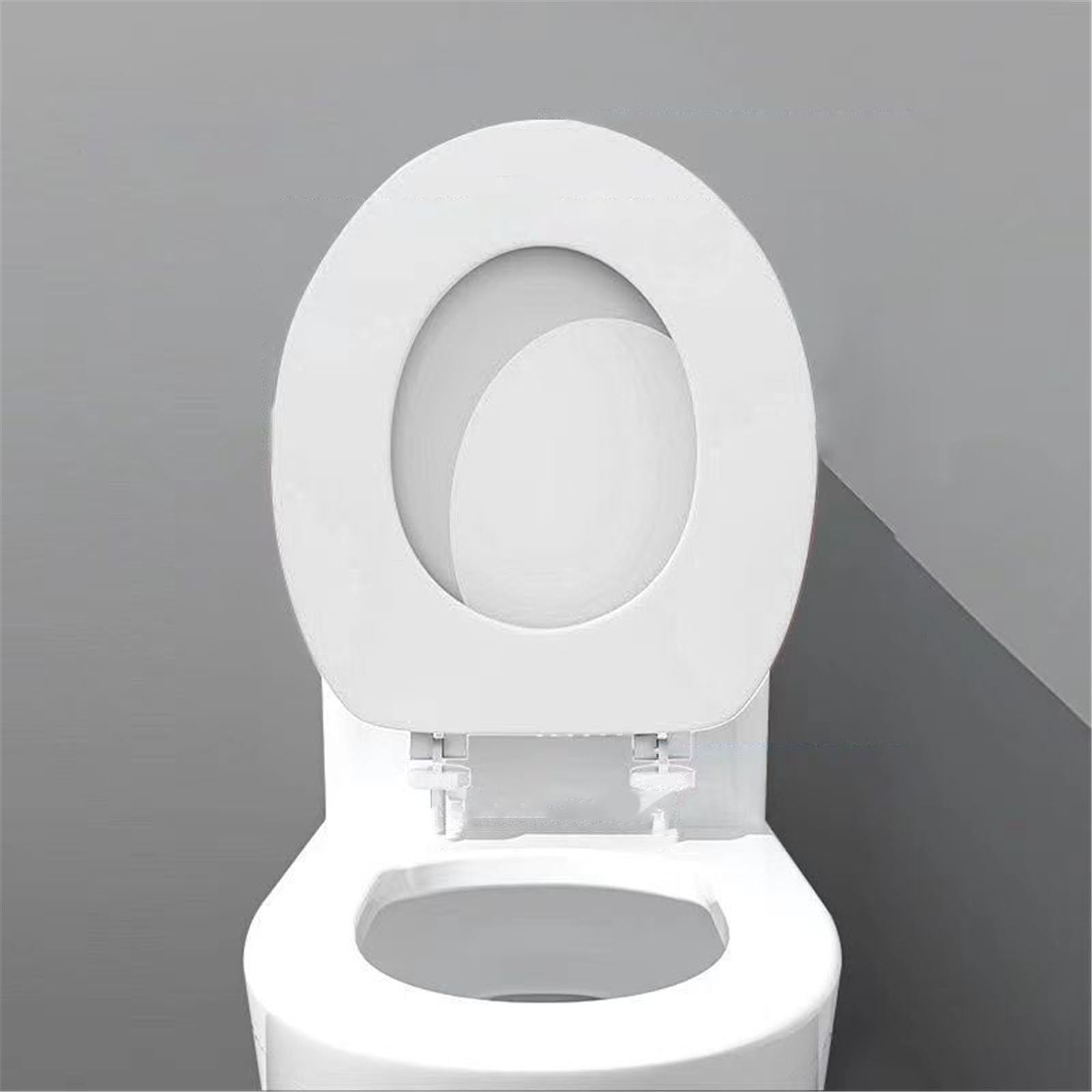 Specialoffer！Soft Toilet Seat Oval Toilet Seat Soft Elongated Vinyl