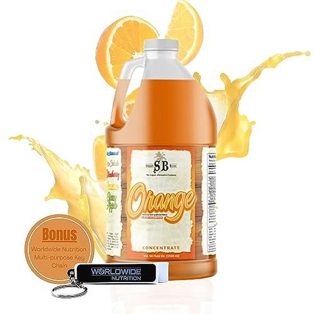 Specialty Blends Orange Flavored Syrup Cocktail Mixer Concentrate, Made