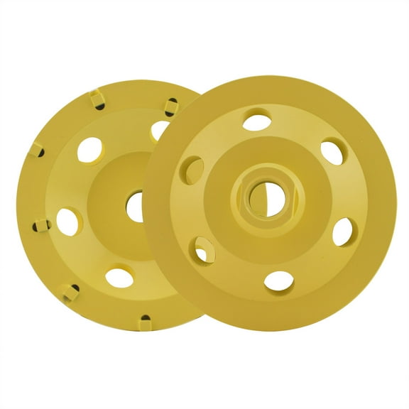 Specialty Diamond 4PCDCW 4-Inch Double Row PCD Diamond Cup Grinding Wheel (Steel Body) with 5/8"-11 Threads