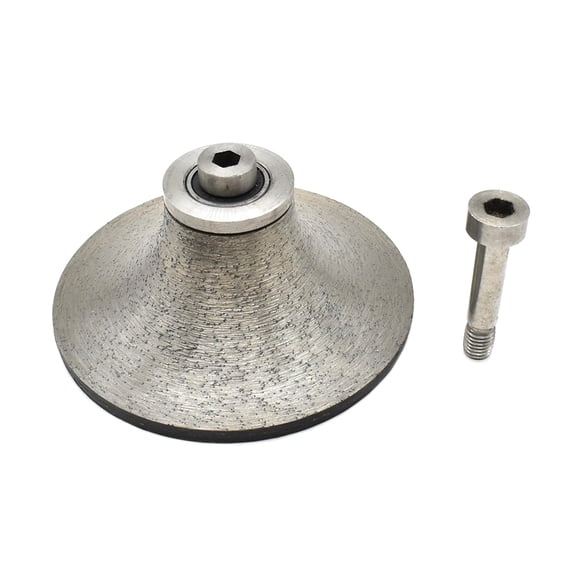 Specialty Diamond B40BIT Metal Bond 1-1/2 Inch Stone Router Demi Bullnose Diamond Router Bit For Shaping Grinding Granite Tools