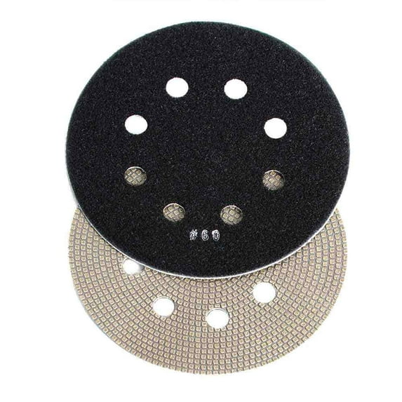 Specialty Diamond BRTD660 60 Grit 6" Thin Electroplated Dry Pad for Orbital Sanders