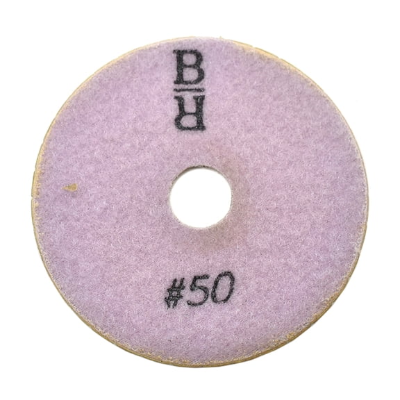 Specialty Diamond BRTW450 50 Grit 4" 3mm Thick Diamond Wet Polishing Pad