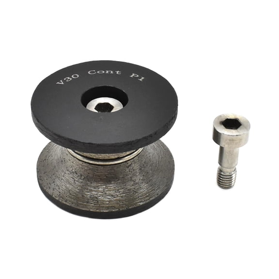 Specialty Diamond V30BIT 1-1/4 Inch Stone Router V30BIT Bullnose Bit For Shaping Grinding Granite Tools