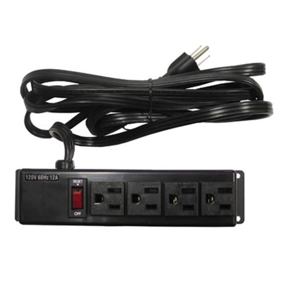 Specialty Lighting 10Ft. Harness 4 Outlet Surfce Mount Cord Power Distribution