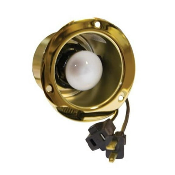 Specialty Lighting Sl2020.2232 40W Can Flange Frost Noswitch - Polished Brass