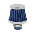 thumbnail image 1 of Specialty Products 7313 0.37 in. to 0.5 in. Chrome Breather Filter Crankcase Vent - Blue, 1 of 1