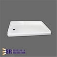 thumbnail image 1 of Specialty Recreation  24 x 40 in. Left Hand Shower Pan, White, 1 of 1