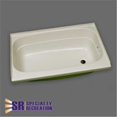 thumbnail image 1 of Specialty Recreation BT2438PR 24 x 38 in. Bath Tub Right Hand Drain&#44; Parchment, 1 of 2