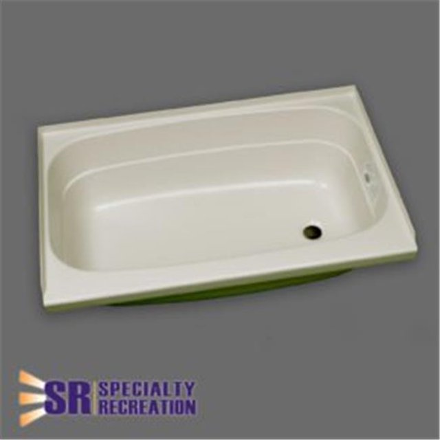 Specialty Recreation BT2438PR 24 x 38 in. Bath Tub Right Hand Drain&#44; Parchment