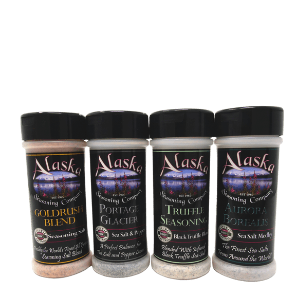Specialty Sea Salt Seasoning Mix Collection All Purpose Sea Salt Seasoning Blends - Blended With 100% Natural Premium Sea Salts - Alaska Seasoning Company