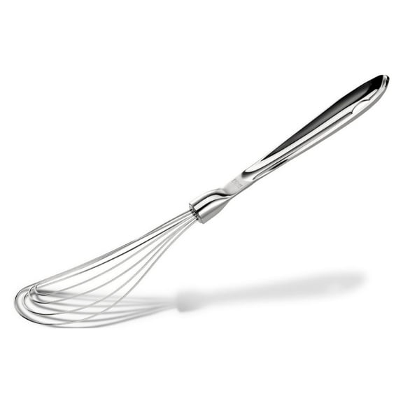 Specialty Stainless Steel Kitchen Gadgets Flat Whisk Kitchen Tools, Kitchen Hacks Silver 13 Inch
