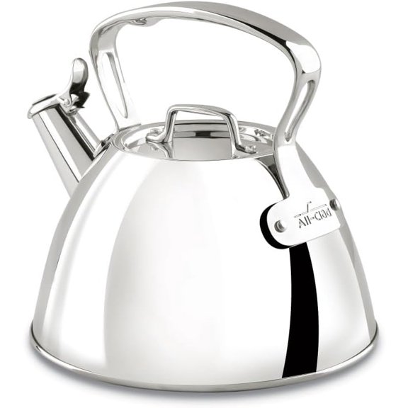 Specialty Stainless Steel Tea Kettle 2 Quart Induction Pots and Pans, Cookware Silver