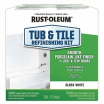 Specialty Tub and Tile Refinishing Kit, Gloss White, Quart | Bundle of 2
