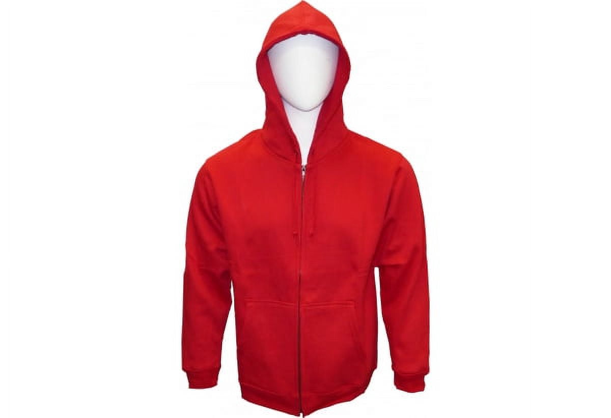 Specien Adult Hooded Full Covered Zipper Fleece Sweatshirt Jacket
