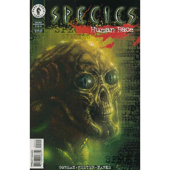 Species: Human Race #2 VF ; Dark Horse Comic Book