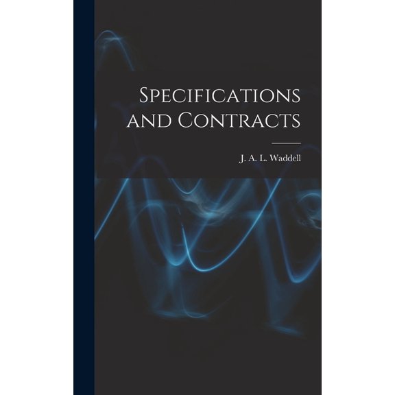 Specifications and Contracts (Hardcover)