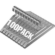Specilite Metal Wire Hangers 100 Pack, Space Saving Metal Non Slip 16 inch for Adults and Children