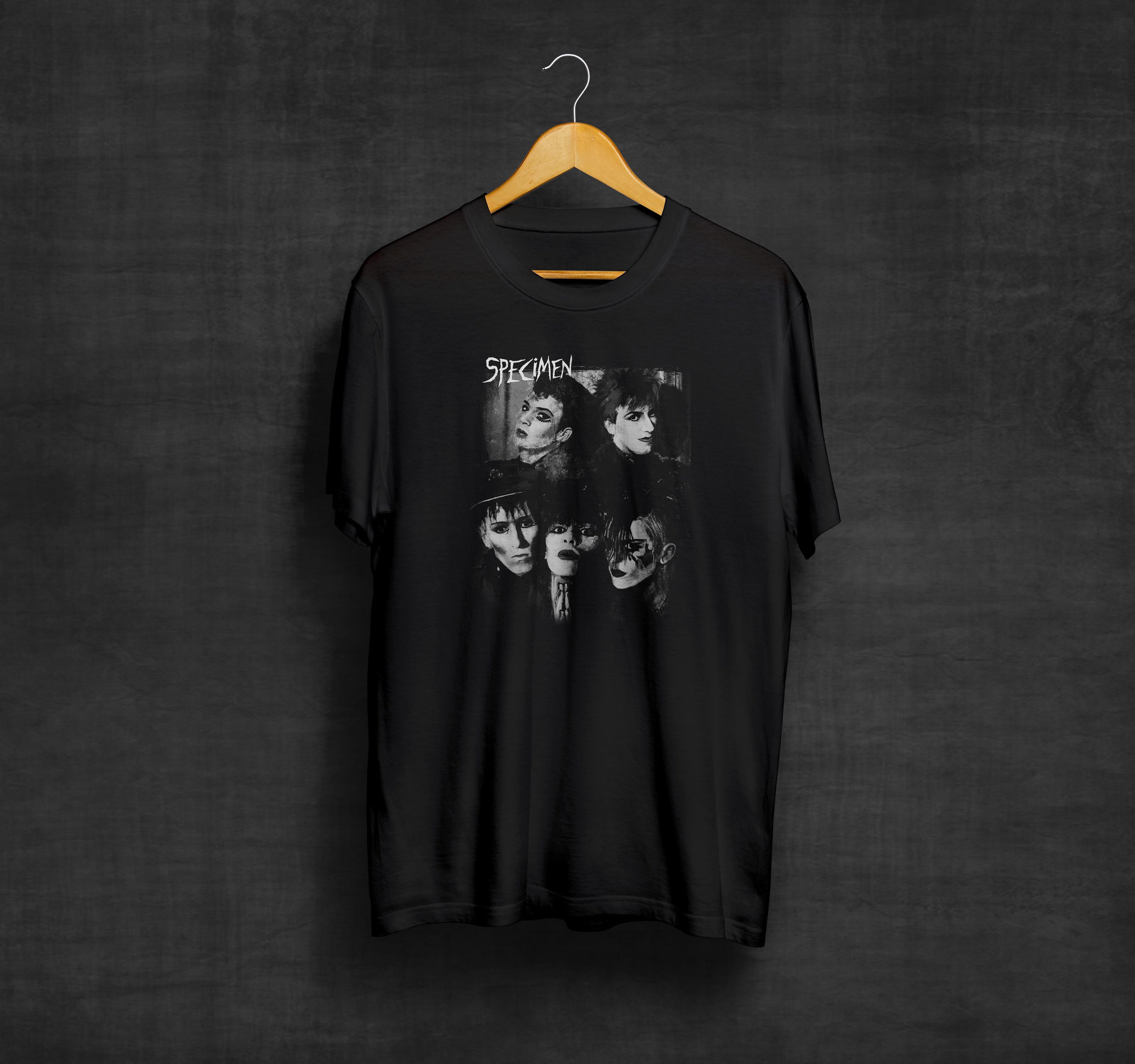 Specimen Black TShirt Band Shirts Deathrock Glam Punk