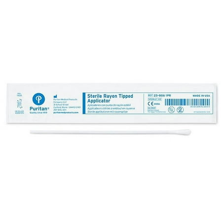 Specimen Collection Swab Puritan 6 Inch Length Sterile, 100/box | 25-806 2PR