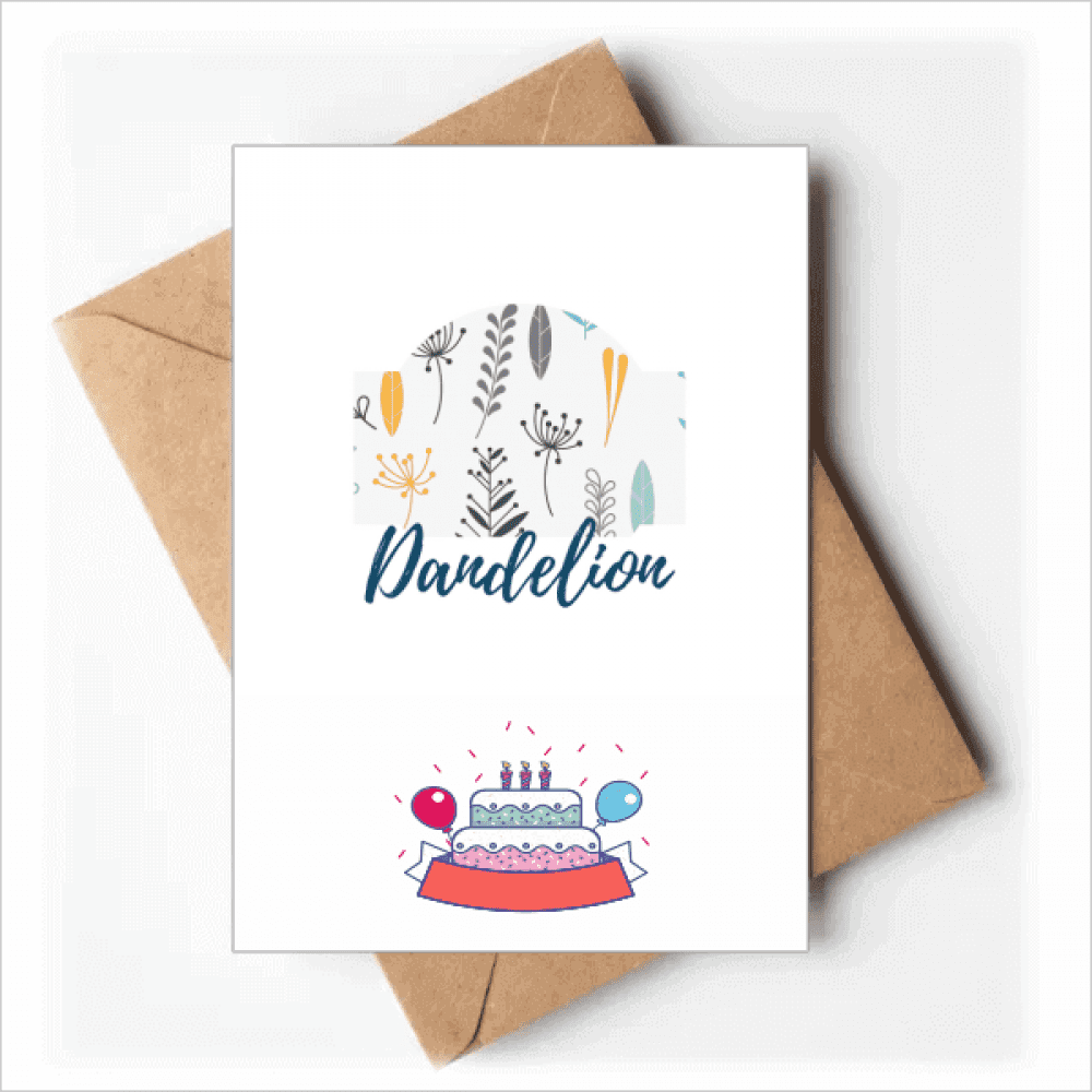 Specimen Flower Paint Happy Birthday Greeting Cards Envelopes Blank