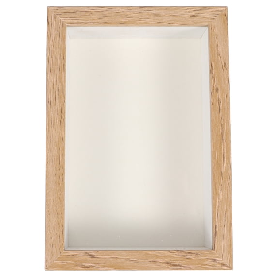 Specimen Frame Rustic Wood Picture Desktop Decoration Creative Photograph Cross Decorations Wooden 3d Glass Office