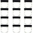 thumbnail image 1 of Specimen Jar, Flint Glass, 8oz capacity with 70/400 neck and foam lined cap.  Pack 12., 1 of 2