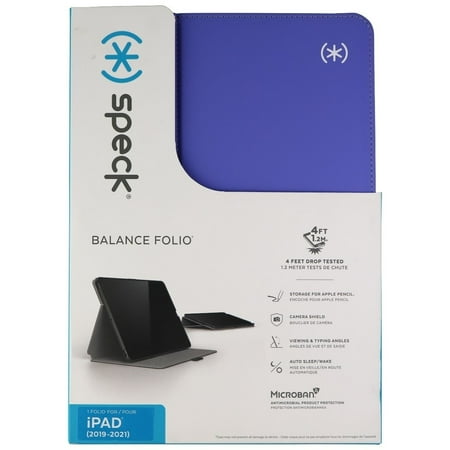 Speck - Balance Folio Tablet Case for Apple iPad 10.2" - Grounded Purple