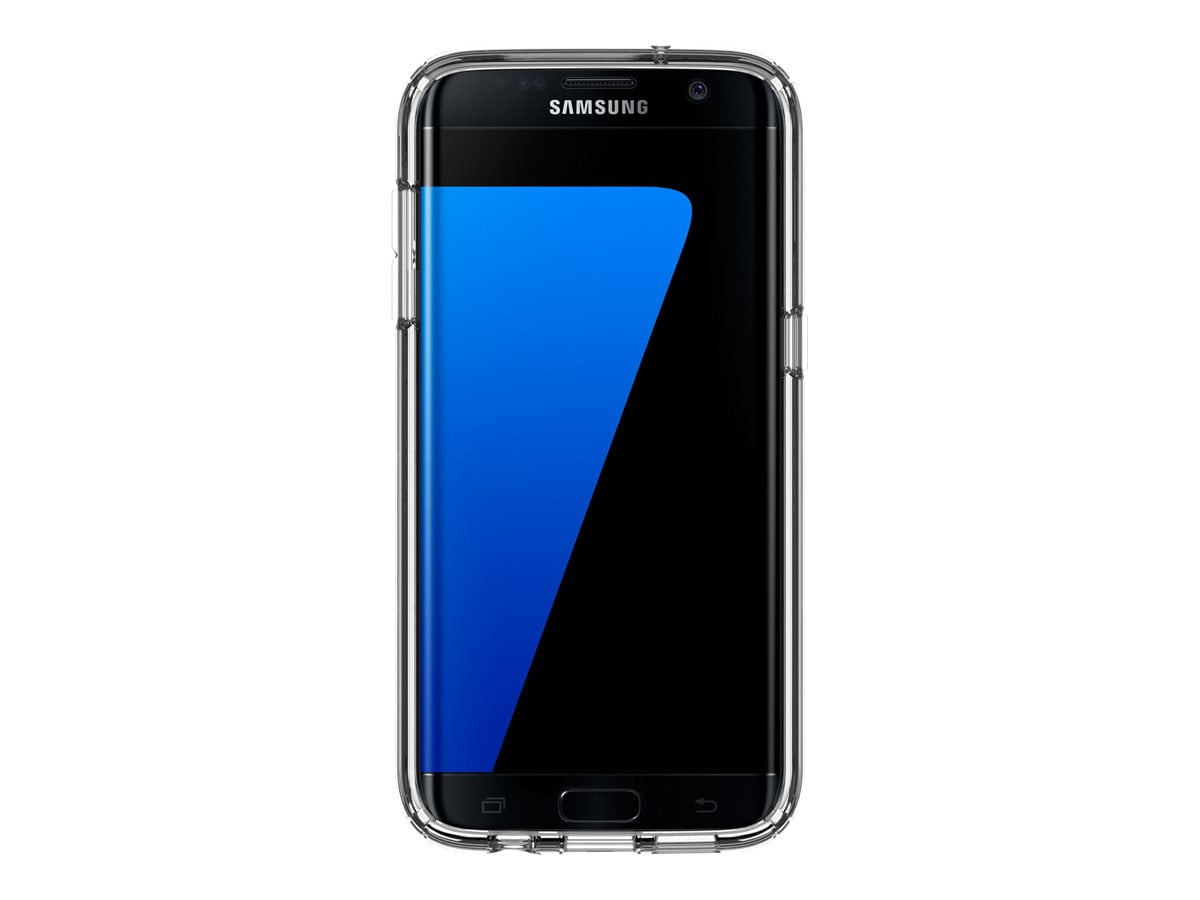 Speck CandyShell Clear Galaxy S7 Edge - Back cover for cell phone - acrylic, co-molded polycarbonate - clear - for Samsung Galaxy S7 edge