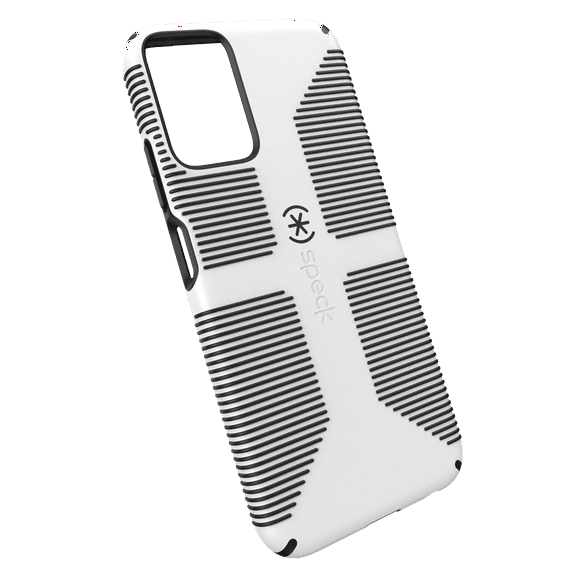 Open Box Speck CandyShell Grip Back Cover Cell Phone Case for Samsung Galaxy A35 5G, White & Black