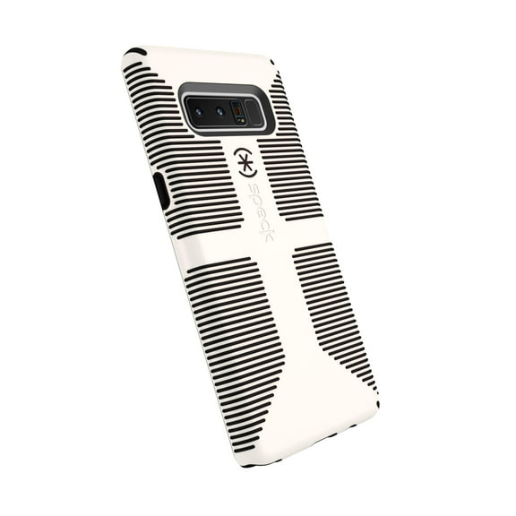 Speck CandyShell Grip Case for Samsung Note 8, White and Black