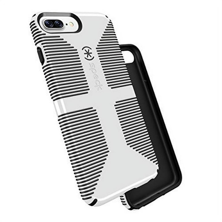 iPhone 6 ホワイト & iPhone 7 Plus ブラック Speck CandyShell Grip Case for iPhone 6 Plus, iPhone 6s Plus