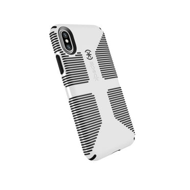 Speck Candyshell Grip Case for iPhone XS/iPhone X, White/Black