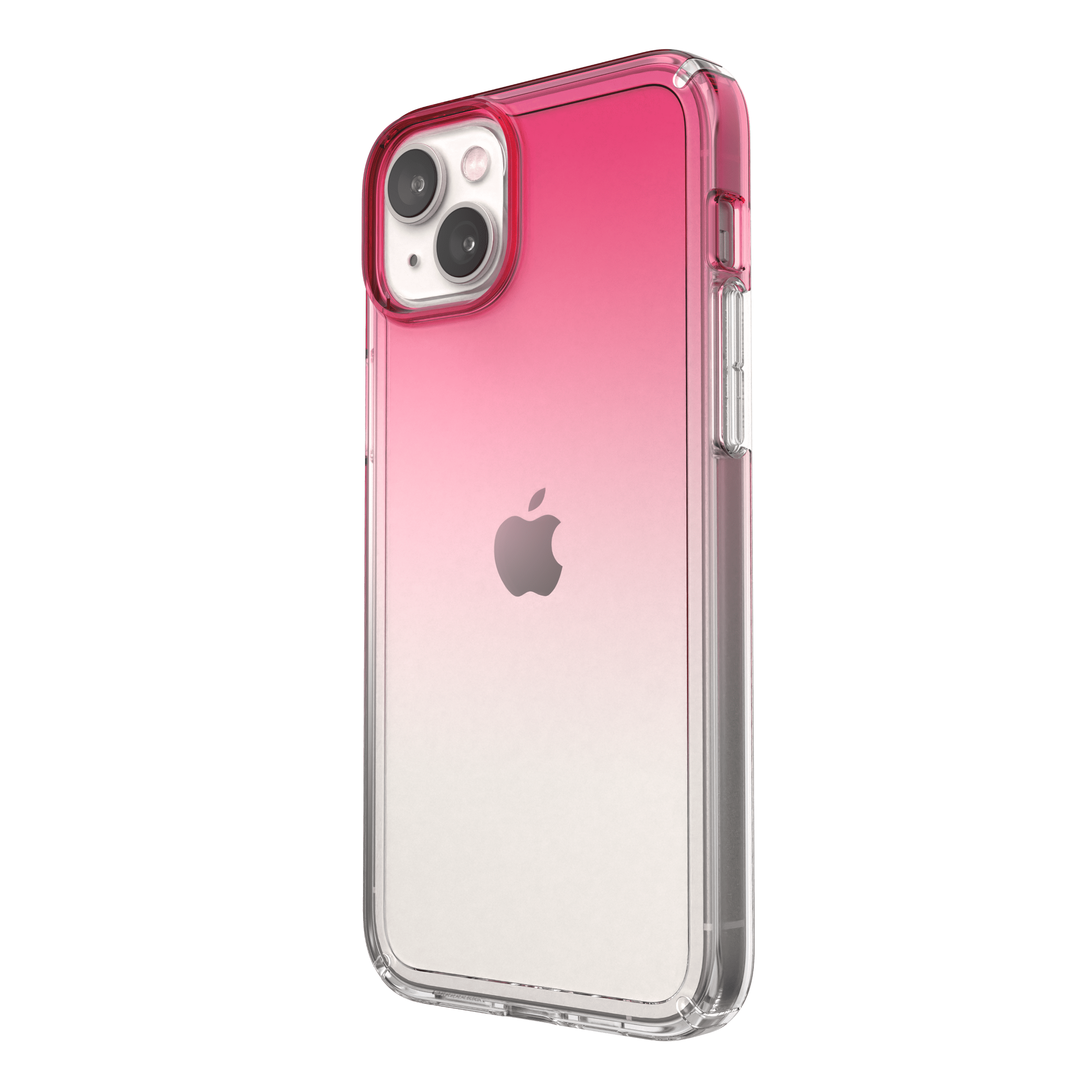 Speck Clear iPhone 14 Plus Case - Drop Protection, Scratch Resistant Dual Layer Slim Phone Case for 6.7" iPhones 14 Plus - Anti-Yellowing & Anti-Fade Case - Ombre Digital Pink Fade/Clear GemShell
