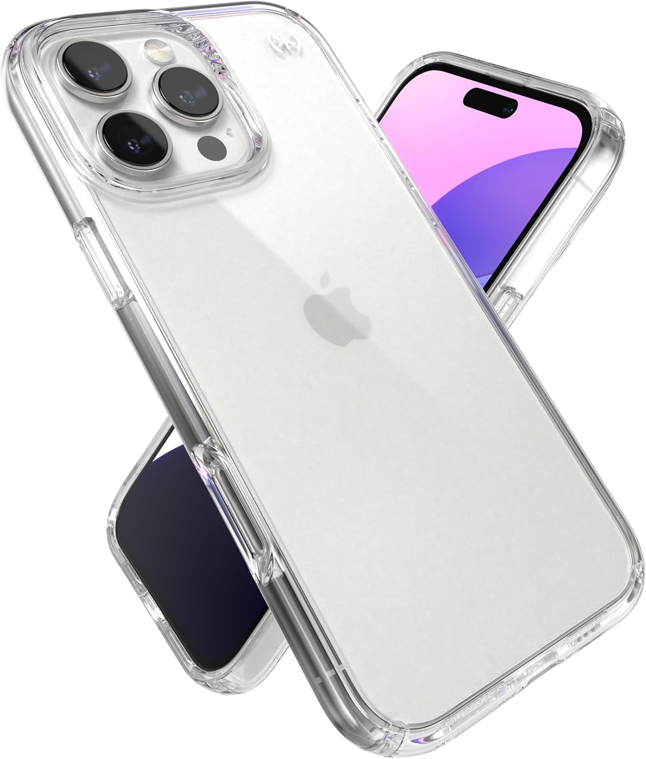 Speck Clear iPhone 16 Pro Max Case - Slim Phone Case iPhone 16 Pro Max - iPhone 16 Pro Max Phone Case - Presidio Perfect Clear