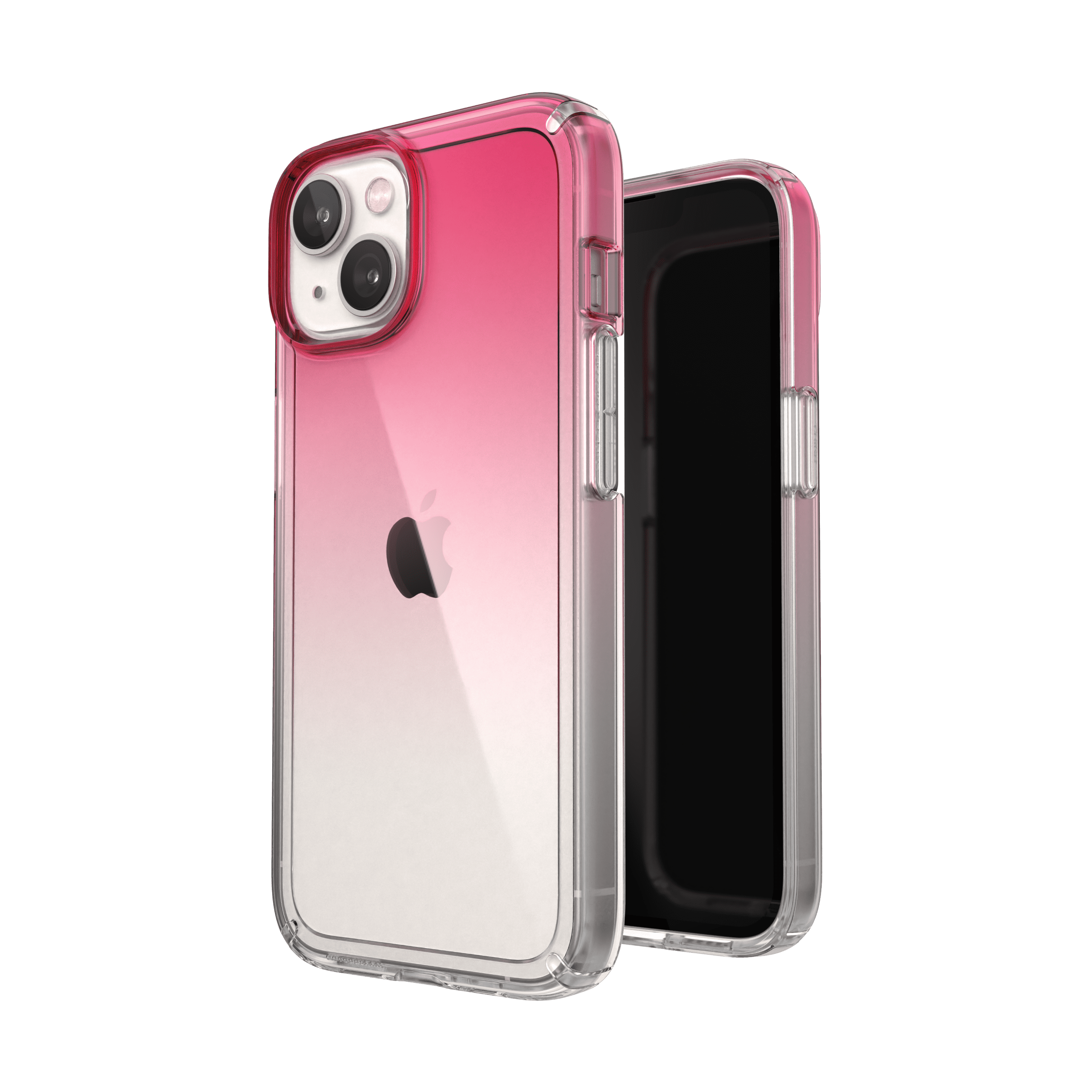 Speck GemShell Slim iPhone 14/13 Cell Phone Case, Digital Pink Fade/Clear